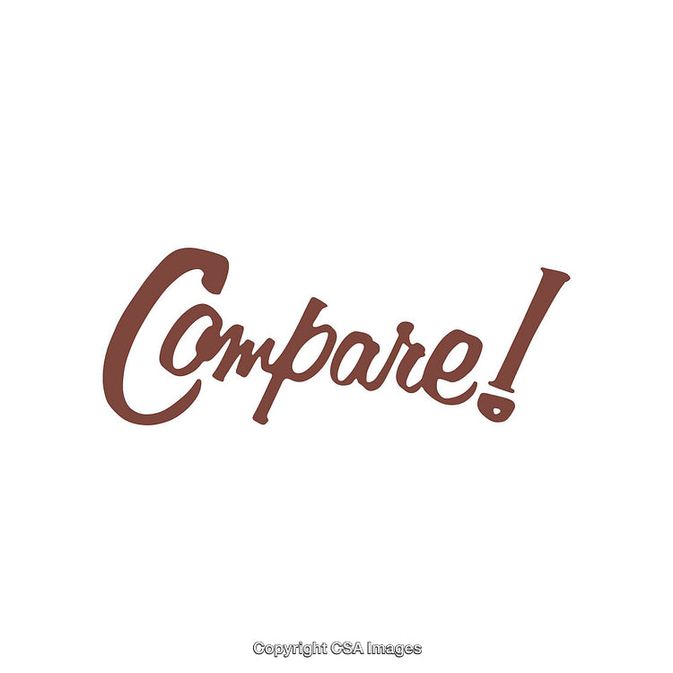 Creative Brown Calligraphy Text Graphic with Exclamation Mark