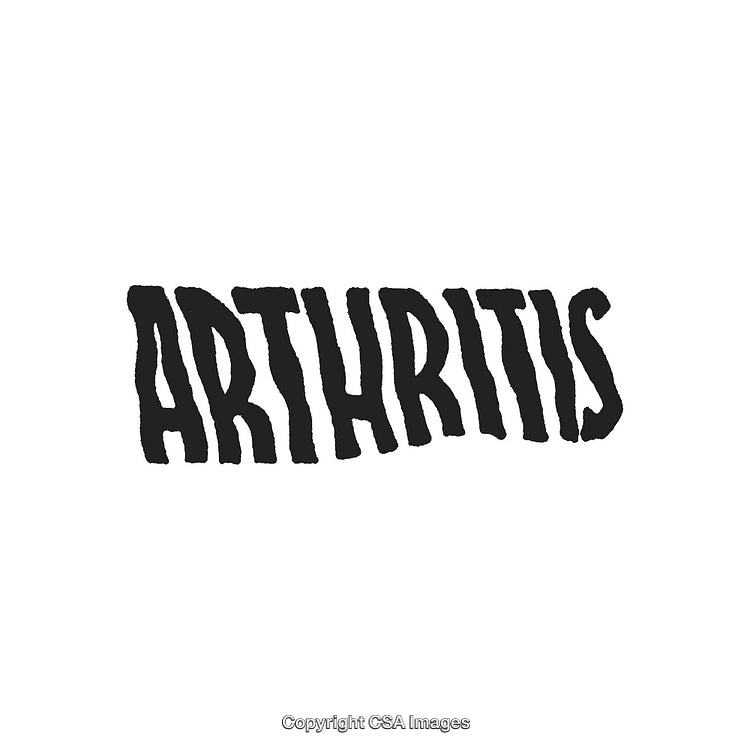 Bold Typography Design Featuring the Word Arthritis in Distinctive Style