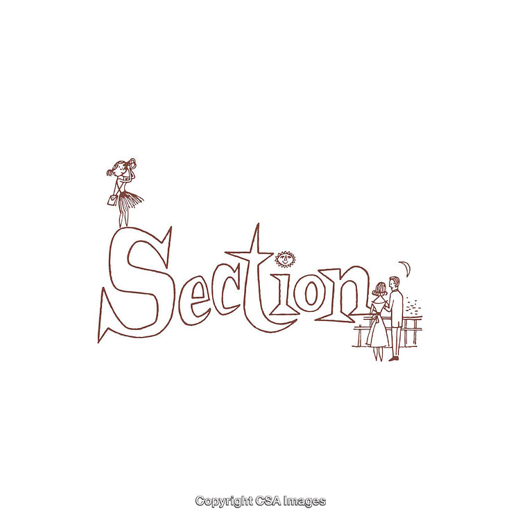 Hand-Drawn Illustration Featuring Typography with Playful Characters and Minimal Design