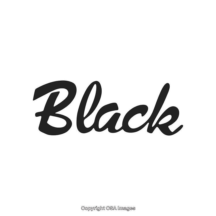 Stylized Black Text on White Background, Perfect for Minimalist Design