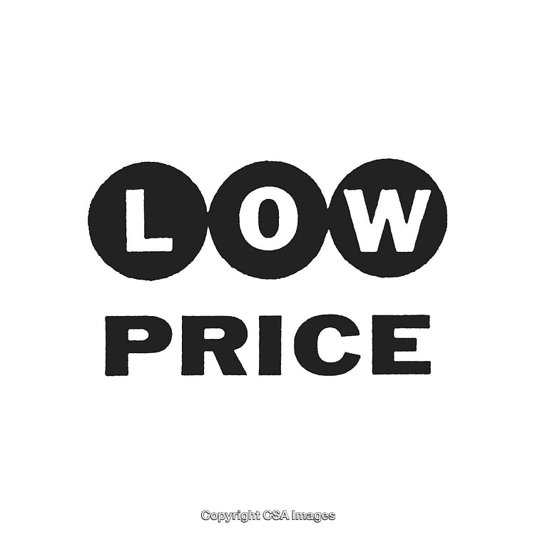 Bold Typography Highlighting Low Price Appeal in Eye-Catching Design