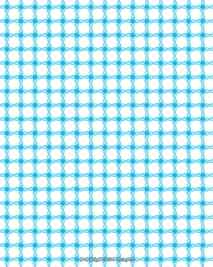 Blue Intricate Linear Pattern Forming a Geometric Abstract Background