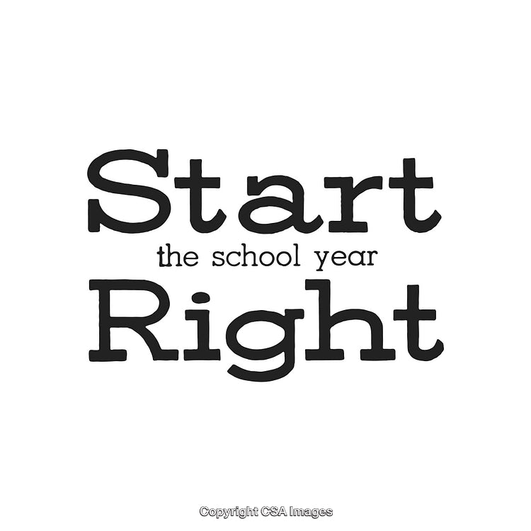 Motivational Text Encouraging Starting the School Year Successfully