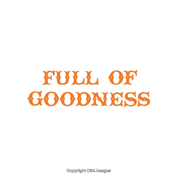 Retro Orange Motivational Word Art on White Background