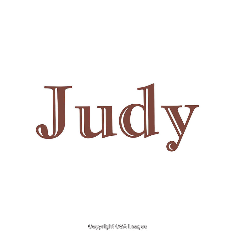 Stylized Name Typography Design Artfully Displayed With Elegant Brown Letters