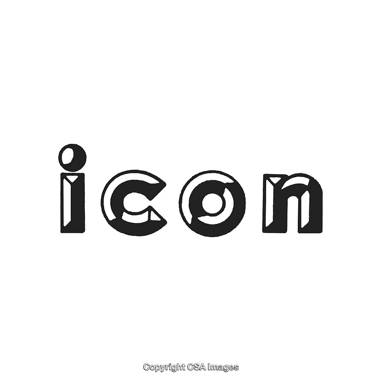 Modern Stylized Icon Logo Design With Abstract Geometrical Shapes and Text