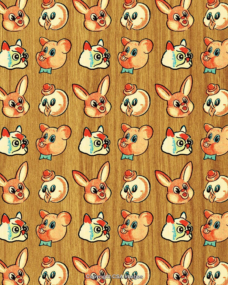Pattern of Young Animal Faces