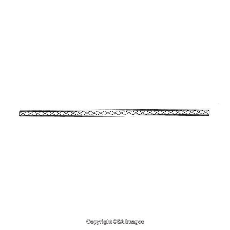 Minimalist Black and White Border with Geometric Crosshatch Pattern
