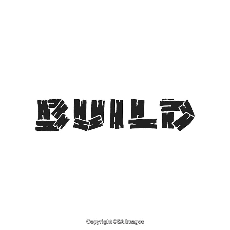 Creative Text Design Depicting the Word Build in Unique Hand-Drawn Style
