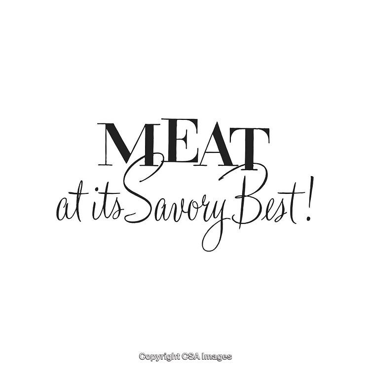 Elegant Typography Highlighting the Joy of Quality Meat Products