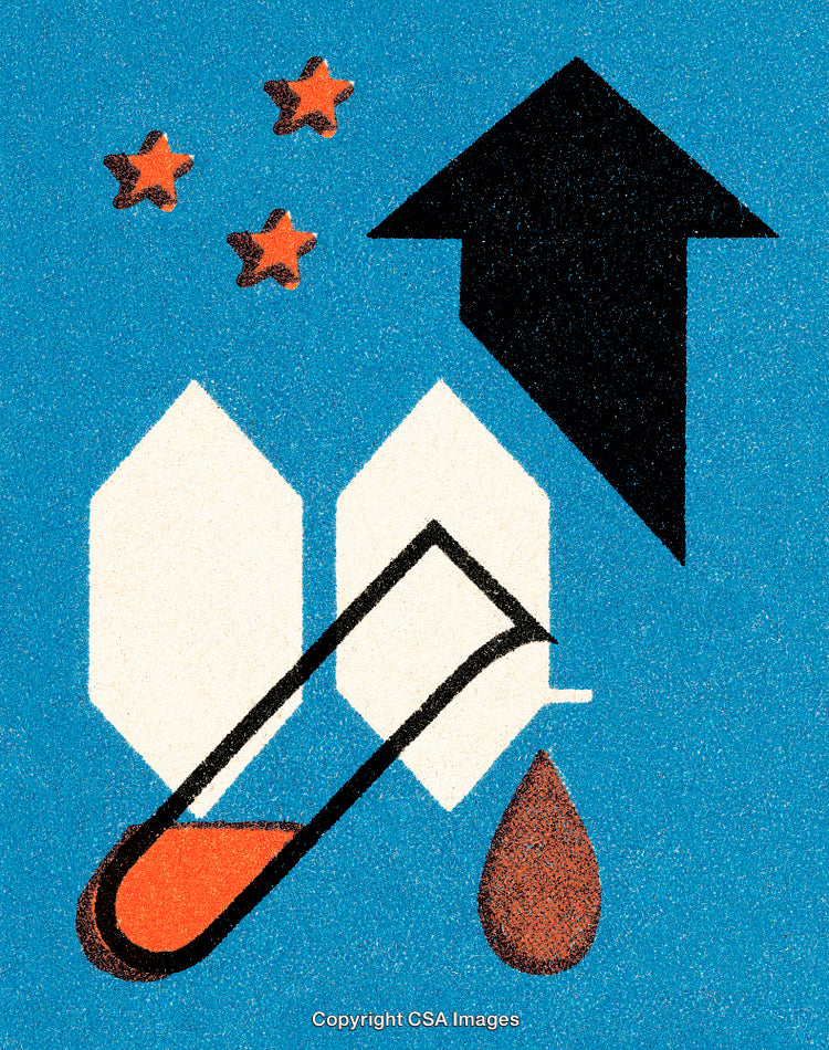 Colorful Abstract Design Featuring Geometric Shapes and Symbolic Graphics