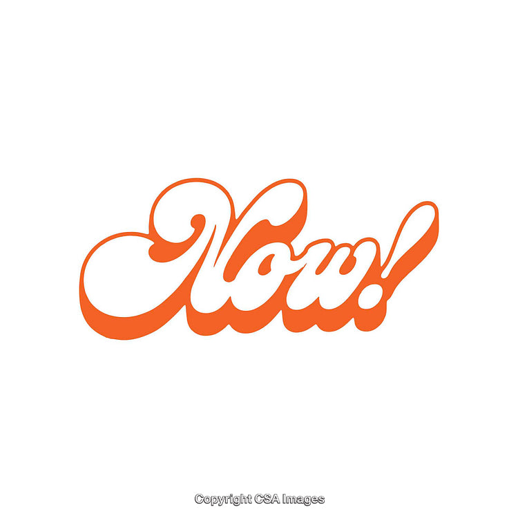 Retro-Styled Typography Design with Bold and Vibrant Message