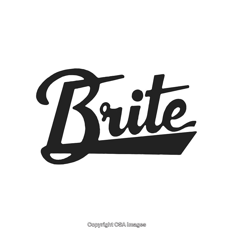 Stylish Black and White Retro Typography Design with Handwritten Font