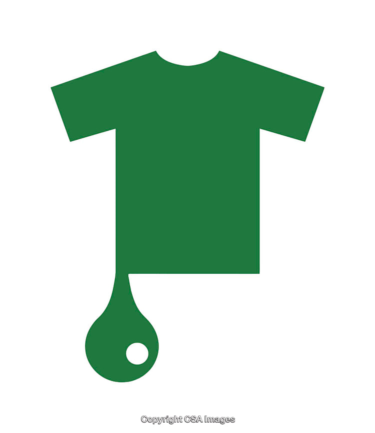 Minimal Green Shirt Icon with Handle-Like Design Element for Unique Themes