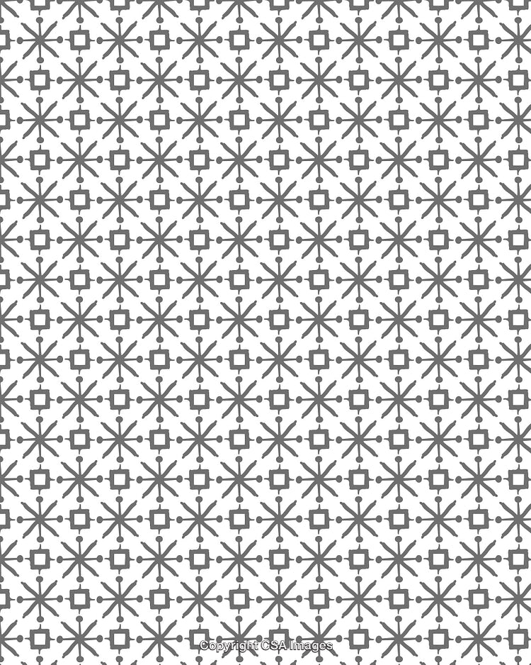 Geometric Pattern Featuring Abstract Designs in Monochrome Style