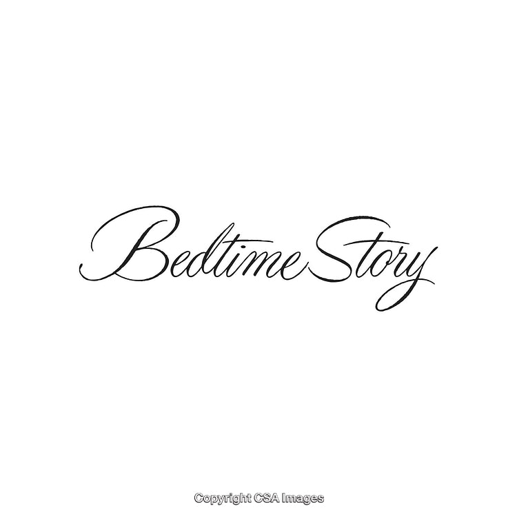 Elegant Script Typography Displaying the Phrase 'Bedtime Story' in Stylish Calligraphy