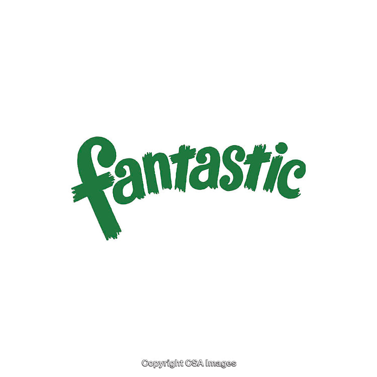 Green Handwritten Font Spelling 'Fantastic' With a Vibrant Brush Style
