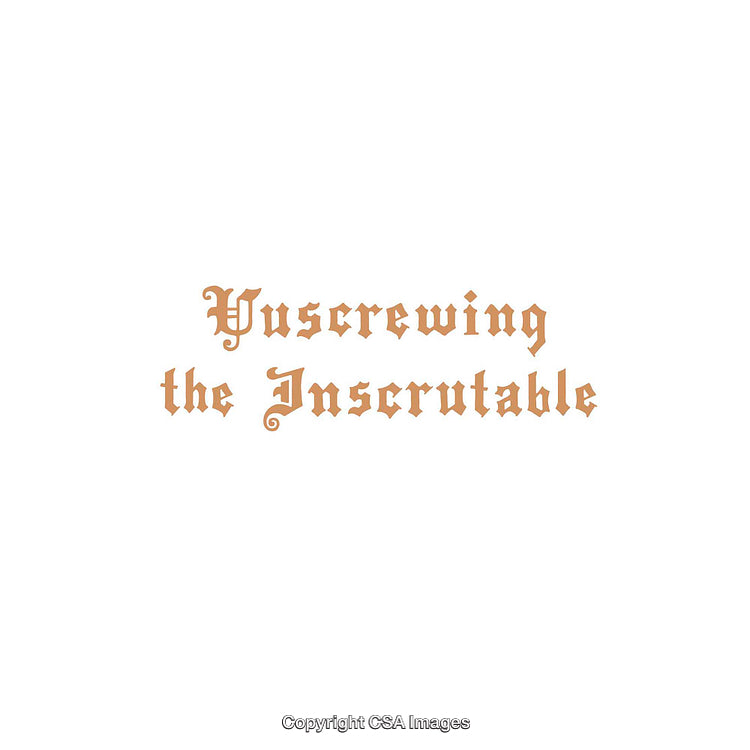 Decorative Text Rendered in Ornate Script on Minimalistic Background