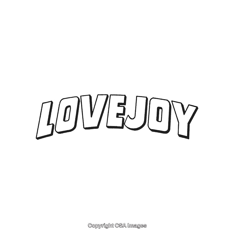 Monochrome Text Design Featuring Arched Bold Font Words on White Background
