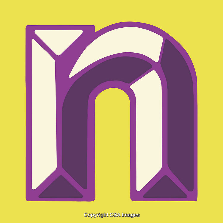 Creative Design of the Letter N in Modern Style