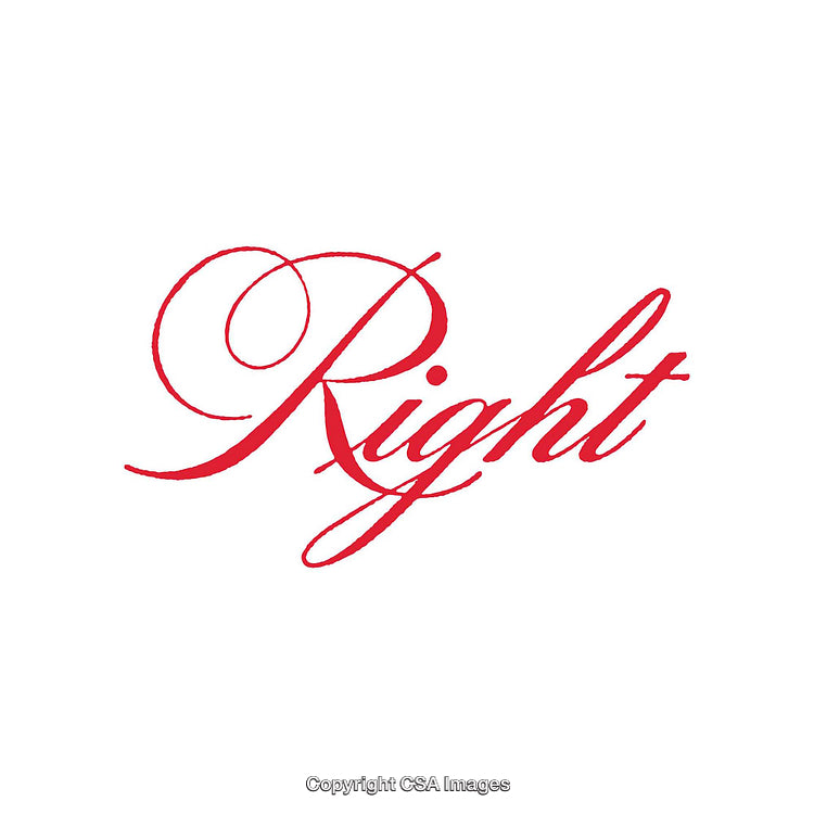 Elegant Red Script Text Display on a Clean White Background