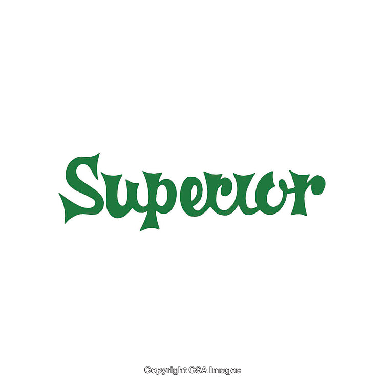 Green Ornamental Script Typeface Word Art on Plain Background