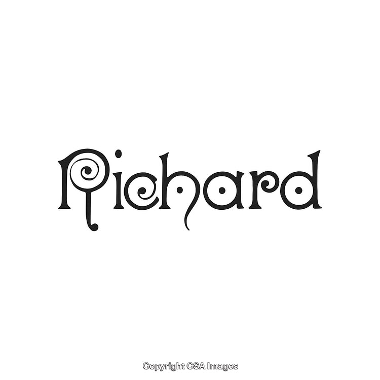 Creative Graphic Design of Name with Artistic Typography and Unique Swirl Details