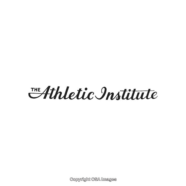 Athletic Institute Logo Featuring Cursive Text on a Minimalistic White Background
