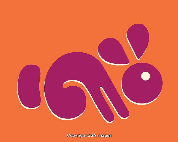 Colorful Abstract Rabbit Line Art Illustration on Vibrant Background