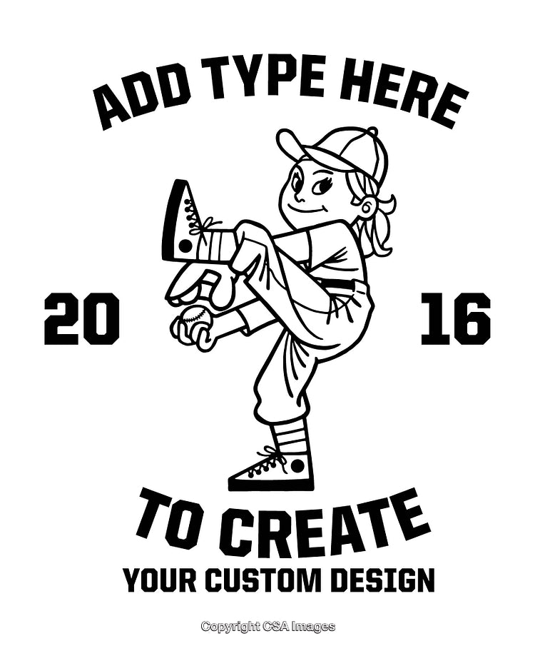 Softball Player Design Format