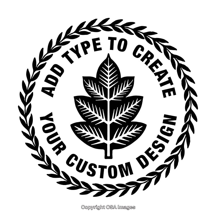 Branch with Leaves Design Format