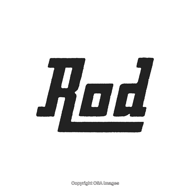 Bold Retro Typography Art With Artistic Text Design on White Background
