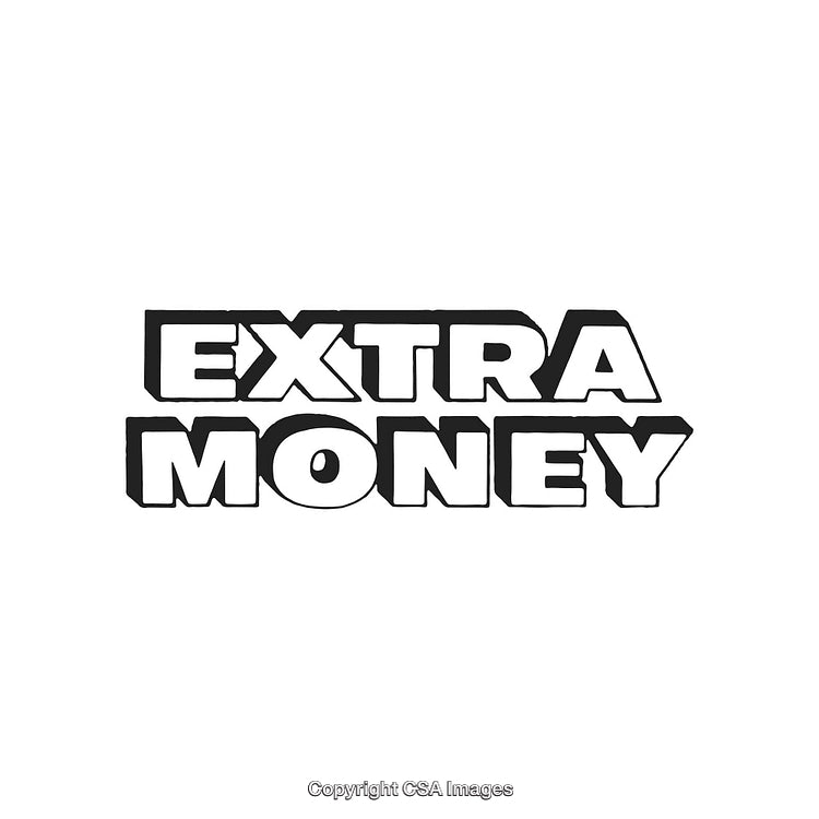 Bold Lettering Highlighting The Concept Of Additional Earnings