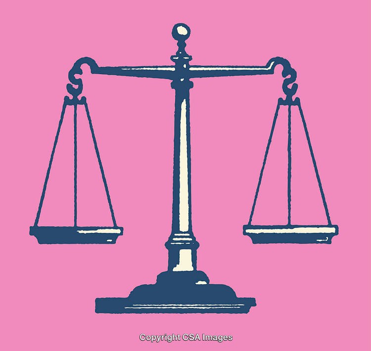 Scales of Justice on Pink Background Symbolizing Fairness and Legal Concepts
