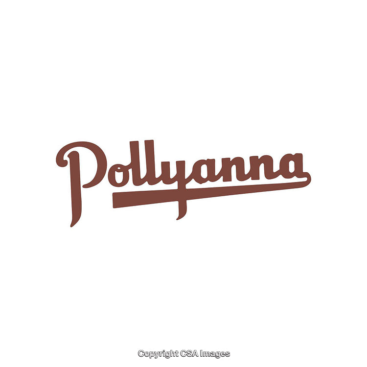 Retro Logo Design Featuring the Text Pollyanna in Script Font