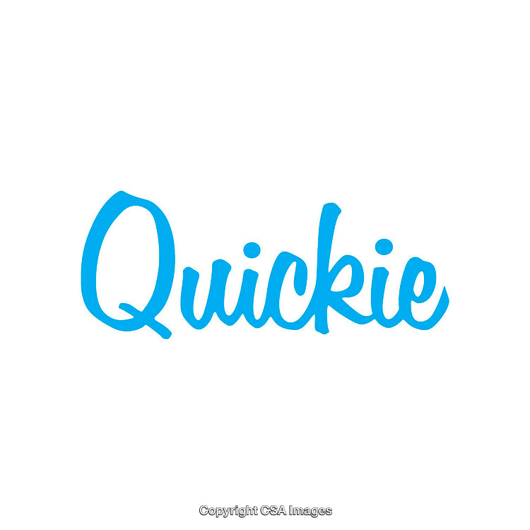 Blue Script Font Word Artwork on Clean White Background