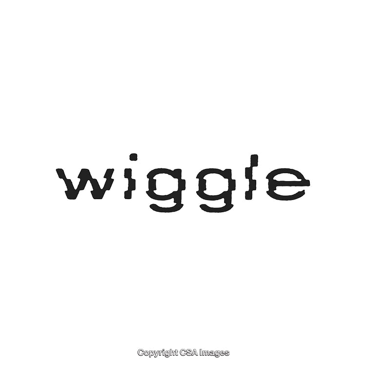 Creative Word Art Showcasing Bold Typography with Dynamic Wave Effects