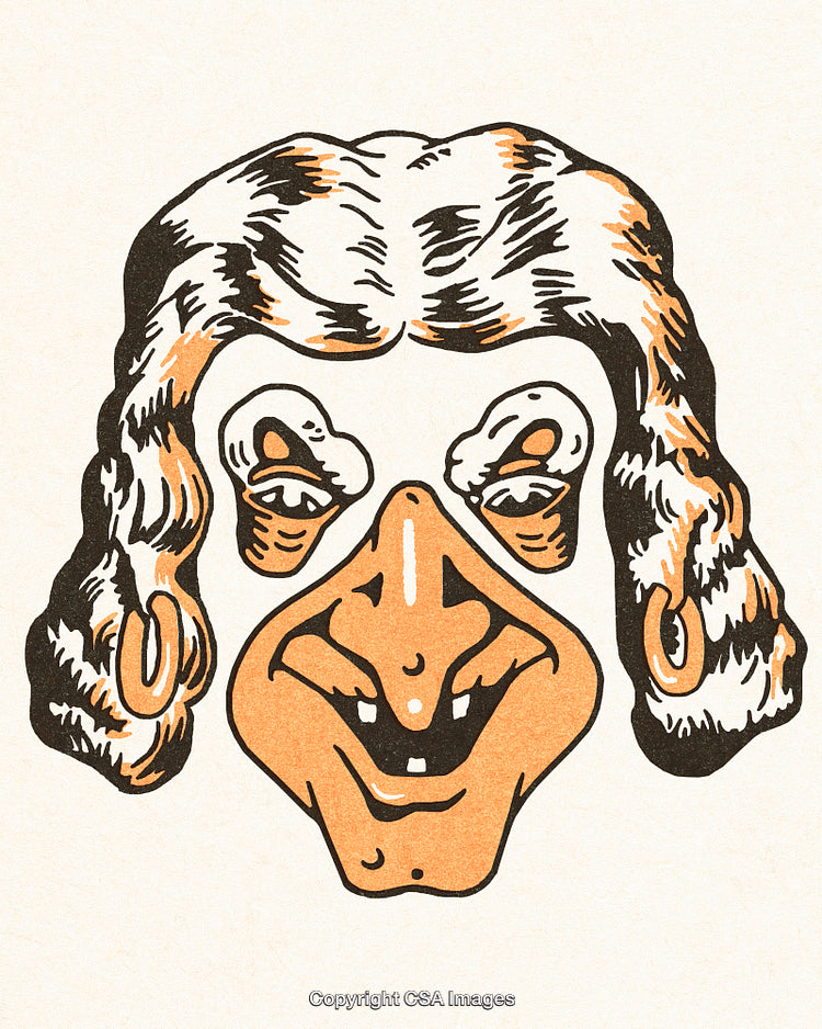 Stylized Illustration of a Nostalgic Character With Vintage Artistic Style