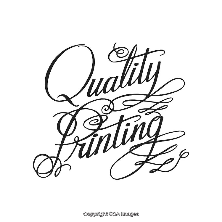 Elegant Script Typeface Showcasing Quality and Artful Typography