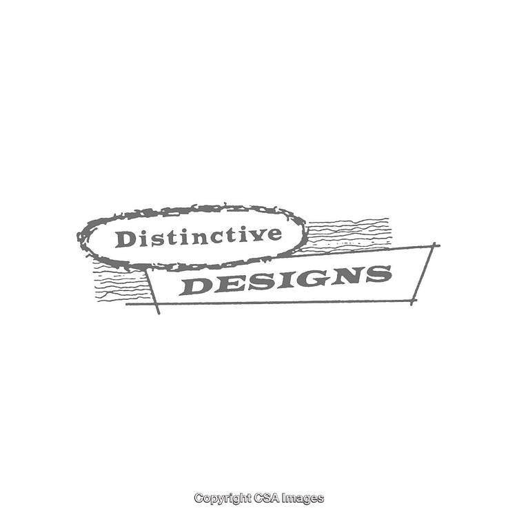 Distinctive Designs Logo in Monochrome with Creative Artistic Layout