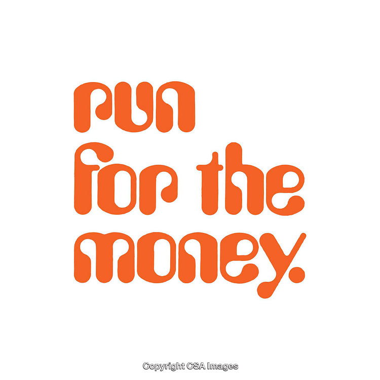 Stylized Orange Text Artwork with Bold Inspirational Font Design