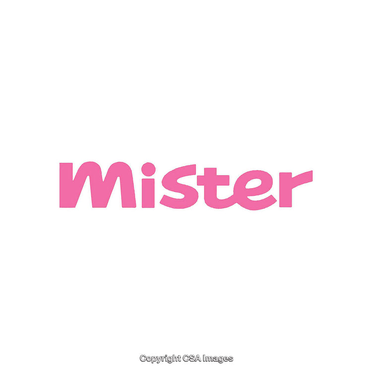 Bold and Playful Pink Text on a Clean White Background