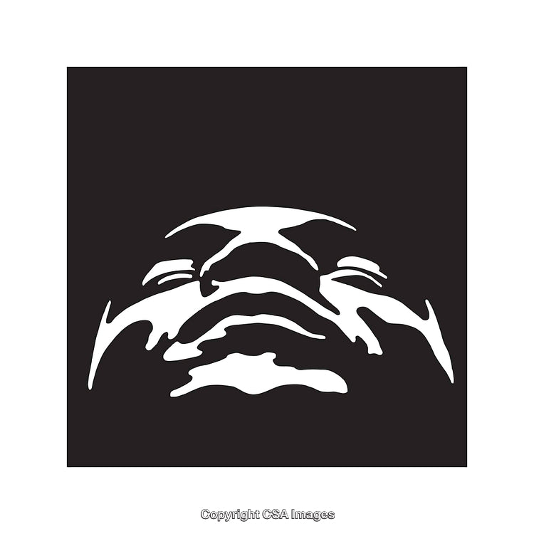 Monochromatic Abstract Line Art Illustration with Bold Geometric Shapes