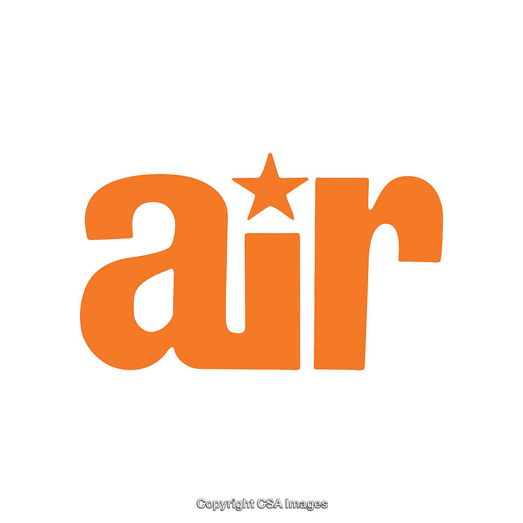 Bright Orange Logo Design with Stylized Lettering and Star Element