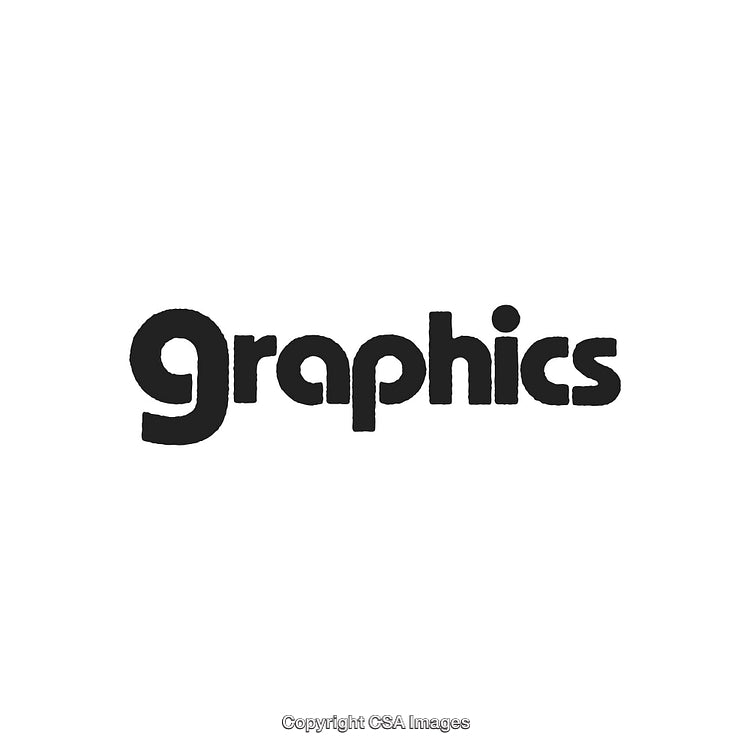 Creative Black And White Graphics Logo Design With Modern Typography Style