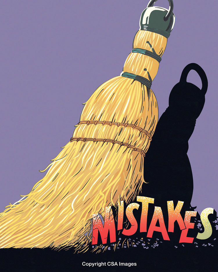 Artistic Depiction of a Straw Broom With an Emphasis on Errors Concept