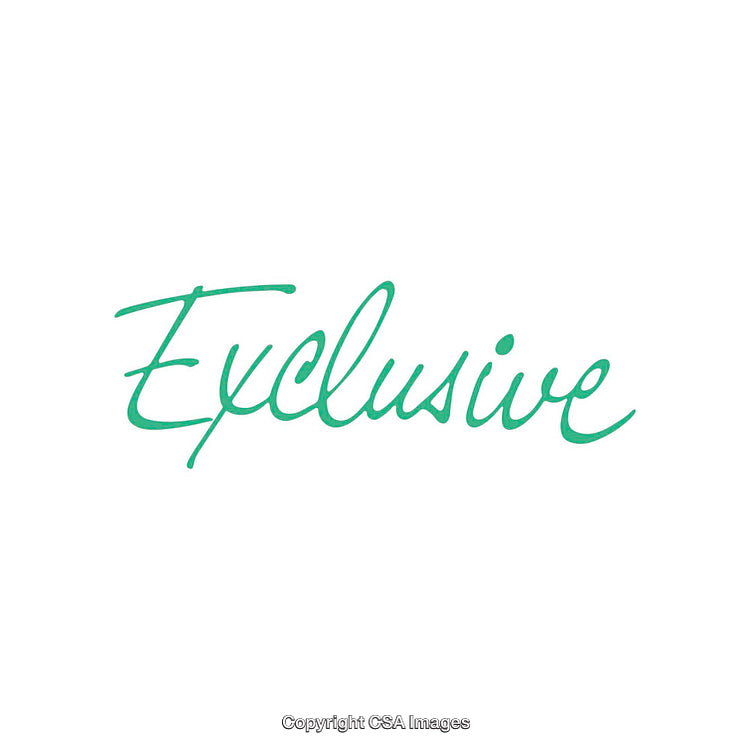 Exclusive Text Typography in Elegant Green Handwritten Script on White Background