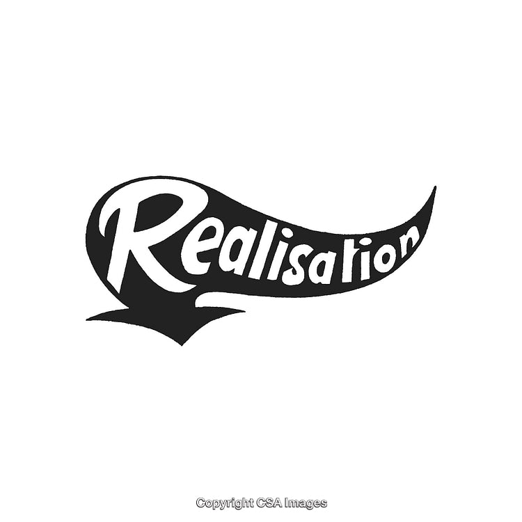 Creative Stylized Realisation Typography Design With Unique Tail Elements