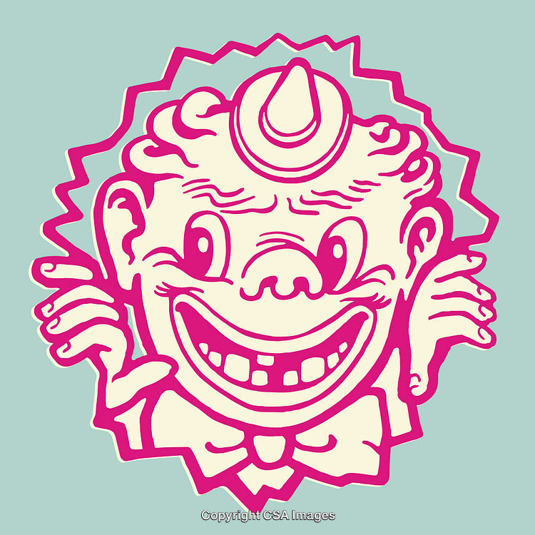 Vibrant Retro Cartoon Character Illustration in Bold Colors and Stylized Art