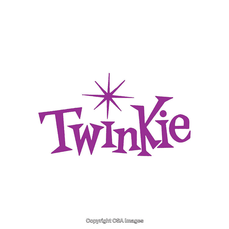 Minimalist Logo Design Featuring Bold Purple Twinkie Text Style